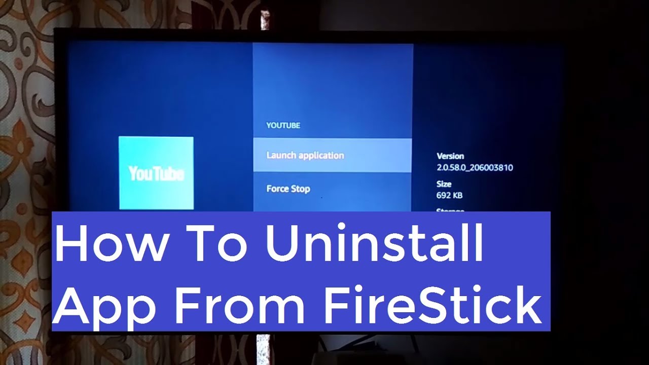 Uninstall Apps On Amazon Fire Stick